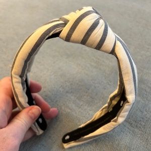 Lele Sadoughi Blue and White stipe